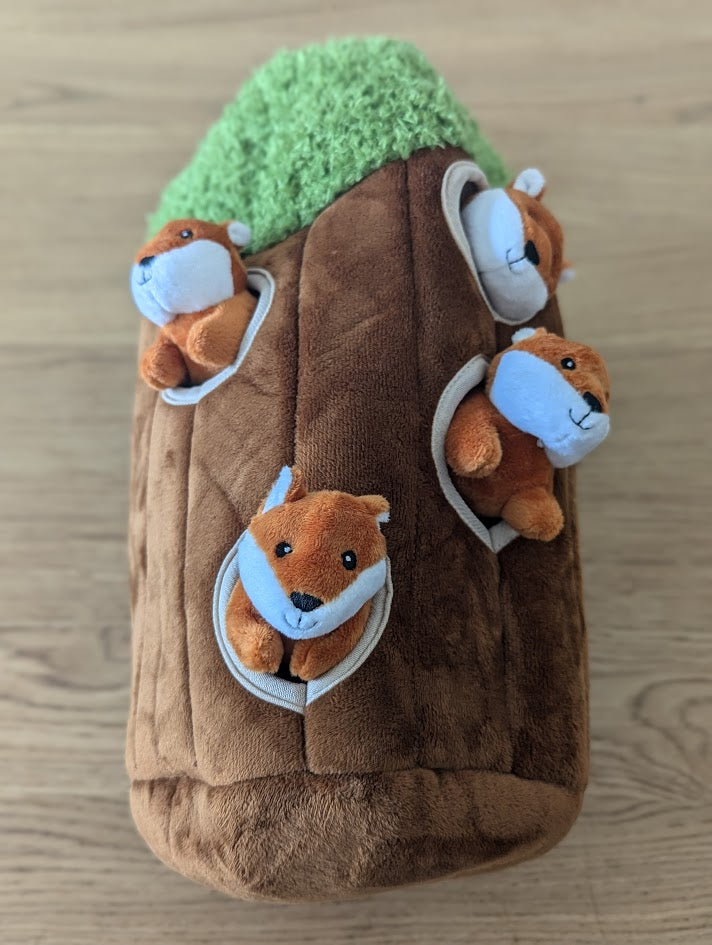 Woodland burrow toy for large dogs