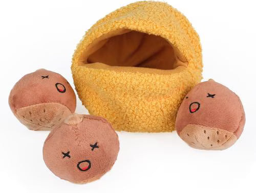 Chestnut hide-and-seek toy