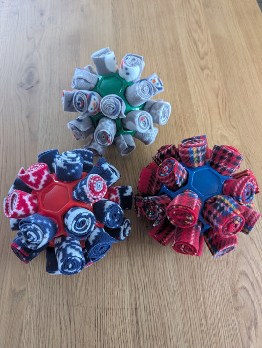 Handcrafted Christmas cage shredding ball - large - ready to ship