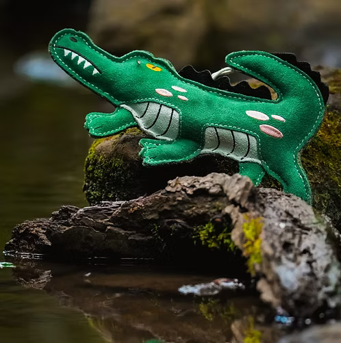 Clive the Crocodile eco dog toy