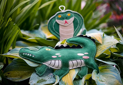 Clive the Crocodile eco dog toy