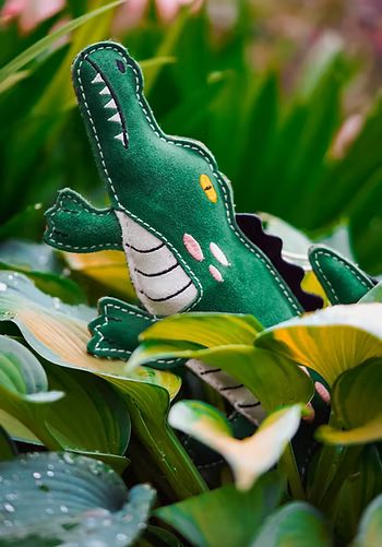 Clive the Crocodile eco dog toy