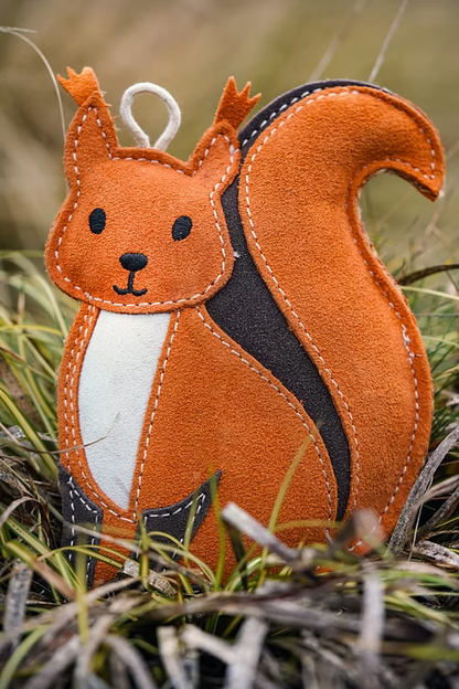 Hazel the Red Squirrel eco dog toy