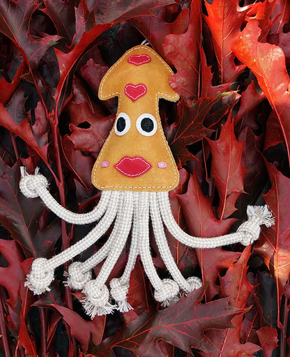 Karen the Squid eco dog toy