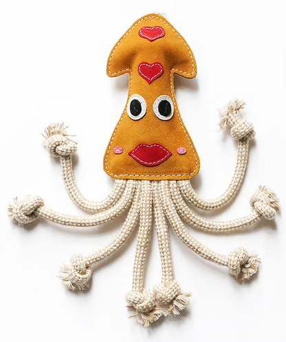 Karen the Squid eco dog toy