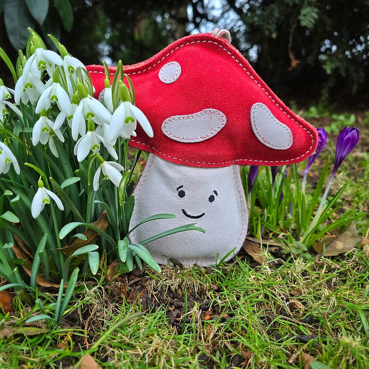 Marie the Mushroom eco dog toy