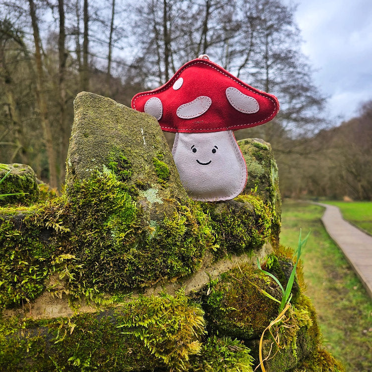 Marie the Mushroom eco dog toy
