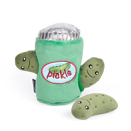 Pickle jar hide-and-seek toy