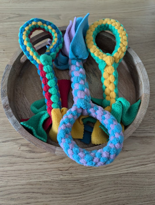 Handcrafted round tuggie - made to order
