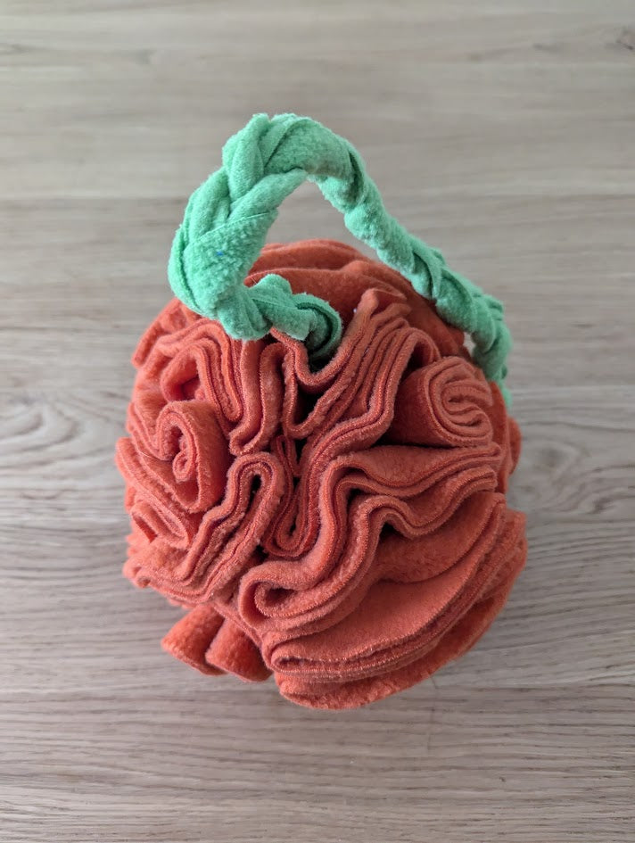 Handcrafted snuffle pumpkin
