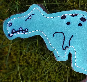 Terry T-Rex eco dog toy
