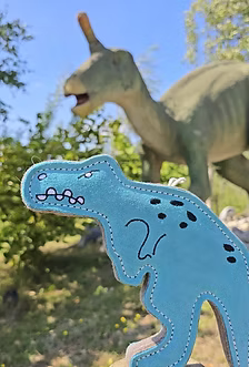Terry T-Rex eco dog toy