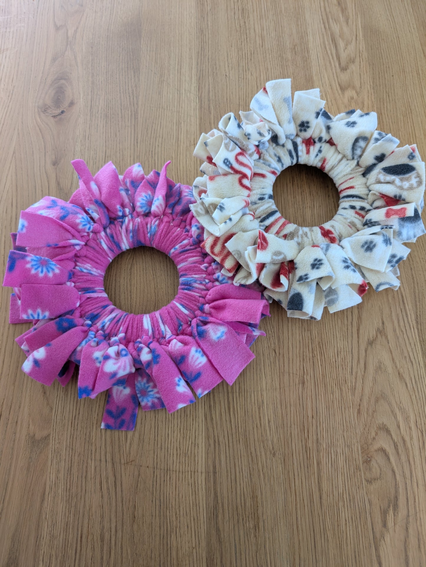 Small fleece frisbee - ready to ship