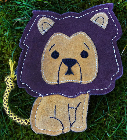 Howard the Lion shaped Tough Eco Dog Toy